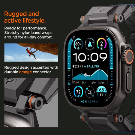 Spigen DuraPro Armor - Pasek do Apple Watch 44/45/46/49 mm (Navu Blue) (AMP09103)