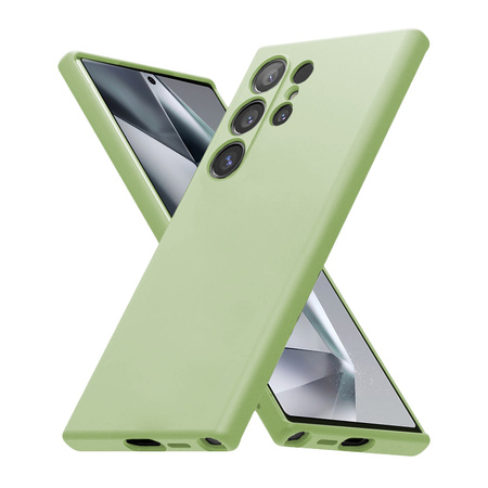 Crong Color Cover - Etui Samsung Galaxy S24 Ultra (zielony) (CRGCOLRSGS24ULGRN)