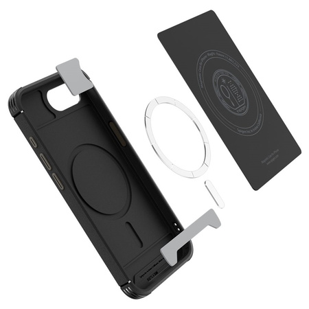 Spigen Core Armor Mag MagSafe - Etui do iPhone 16e (Matte Black) (ACS09126)
