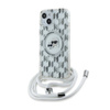 Karl Lagerfeld IML Crossbody Monogram Karl & Choupette Head MagSafe - Etui iPhone 15 / 14 / 13 (przezroczysty) (KLHMP15SHCKCKLCT)