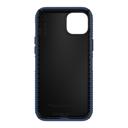 Speck Presidio2 Grip - Antypoślizgowe etui iPhone 15 Plus / 14 Plus (Coastal Blue / Black / White) (150116-9974)
