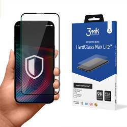 3mk HardGlass Max Lite - Szkło hartowane do iPhone 13 / iPhone 13 Pro (Czarny) (3MK_5903108435291)