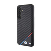 BMW Carbon Tricolor Line MagSafe - Etui Samsung Galaxy S24 (czarny) (BMHMS24S23PUDTK)