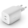 Belkin podwójna ładowarka ścienna 65W DUAL USB-C 2M - biały (WCH013VF2MWH-B6)