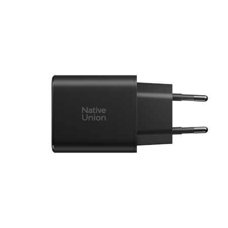 Native Union Fast GaN Charger - ładowarka 45W PD, 1x USB-C (black) (FAST-PD45-BLK-EU)