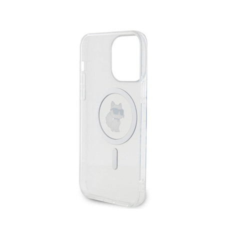 Karl Lagerfeld IML Choupette MagSafe - Etui iPhone 15 Pro Max (przezroczysty) (KLHMP15XHFCCNOT)