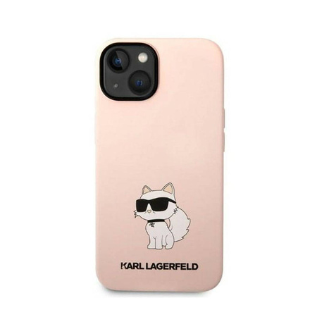 Karl Lagerfeld Silicone NFT Choupette - Etui iPhone 14 Plus (różowy) (KLHCP14MSNCHBCP)