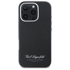 Karl Lagerfeld Hotel RSG - Etui iPhone 16 Pro Max (czarny) (KLHCP16XPGWCMKHK)