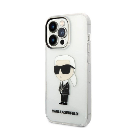 Karl Lagerfeld IML NFT Ikonik - Etui iPhone 14 Pro Max (przezroczysty) (KLHCP14XHNIKTCT)