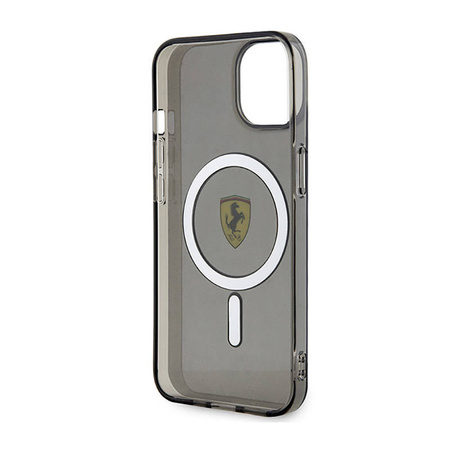 Ferrari Translucent MagSafe - Etui iPhone 14 Plus (Czarny) (FEHMP14MURKK)