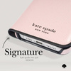 Kate Spade New York Wrap Folio Case - Skórzane etui z klapką iPhone 15 Pro Max (Pale Vellum) (KS052658)