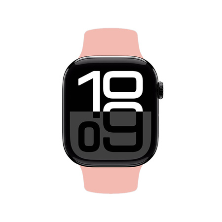 Crong Liquid - Pasek do Apple Watch 38/40/41/42mm (łososiowy) (CRG40LQBSLM)