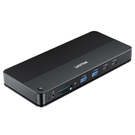 Unitek Stacja dokująca 13w1 MST HDMI DP 8K PD 100W - czarny (D1104A01)