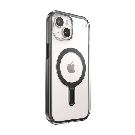 Speck Presidio Perfect-Clear ClickLock & MagSafe - Etui iPhone 16e / iPhone 15 / iPhone 14 / iPhone 13 (Clear / Frosted Black / Slate Grey) (150441-3233)