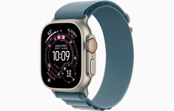 Apple Watch Ultra 3 Cellular Koperta natural 49mm opaska Alpine niebieska S (MEWK4QP/A)