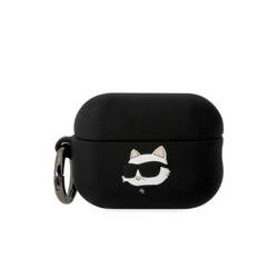 Karl Lagerfeld Silicone NFT Choupette Head 3D - Etui AirPods Pro 2 (czarny) (KLAP2RUNCHK)