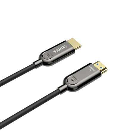 Unitek Kabel optyczny HDMI 2.1 AOC 8K 120Hz 70m - czarny (C11085GY01-70M)