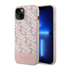Guess GCube Stripes MagSafe - Etui iPhone 14 (Różowy) (GUHMP14SHGCFSEP)