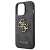 Guess 4G Big Metal Logo - Etui iPhone 13 Pro Max (szary) (GUHCP13X4GMGGR)