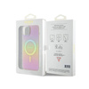 Guess IML Iridescent MagSafe - Etui iPhone 15 Plus (różowy) (GUHMP15MHITSP)