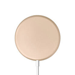 Crong MagSpot Wireless Charger – Aluminiowa ładowarka indukcyjna MagSafe 15W (Gold) (CRG-MS15W-GLD)