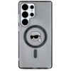 Karl Lagerfeld Button Karl Head Printed Logo MagSafe - Etui Samsung Galaxy S25 Ultra (czarny) (KLHMS25LHLSKIK)