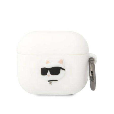 Karl Lagerfeld Silicone NFT Choupette Head 3D - Etui AirPods 3 (biały) (KLA3RUNCHH)