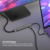 Unitek Hub USB-C aluminium 7w1 USB-C - szary (H1118A)