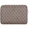 Guess 4G Zipper Pocket Triangle Logo Sleeve - Etui na notebooka 14" (brązowy) (GUCS14ZP4DPTW)