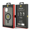 Ferrari Translucent MagSafe - Etui iPhone 14 (Czarny) (FEHMP14SURKK)