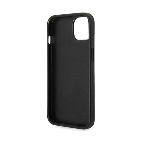 Karl Lagerfeld Glitter Plaque Logo - Etui iPhone 14 Plus (srebrny) (KLHCP14MG2ELS)