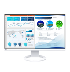 EIZO FlexScan EV2740S-BK - monitor LCD IPS 27", 4K UHD 3840 x 2160 (16:9), złącza USB-C (biały) (EV2740S-WT)