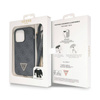 Guess Crossbody 4G Metal Logo - Etui iPhone 14 Pro (czarny) (GUHCP14LP4TDSCPK)