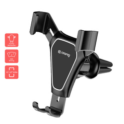 Crong Gravity Auto-Clip Car Holder - Uchwyt samochodowy grawitacyjny do telefonu 4,7”- 6,5” (czarny) (CRG-CH4-BLK)