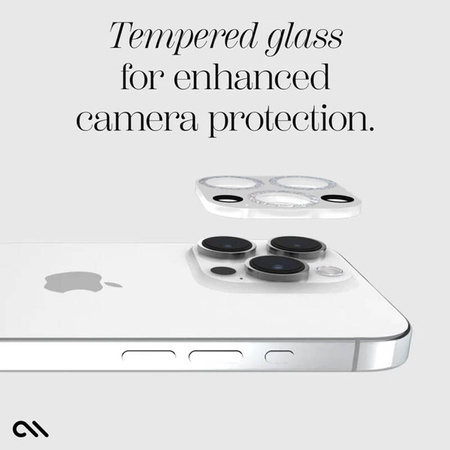 Case-Mate Sparkle Lens Protector - Szkło ochronne na aparat iPhone 15 Pro / iPhone 15 Pro Max (Twinkle) (CM051710)