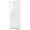 Karl Lagerfeld Rhinestones Karl Head Logo - Etui Samsung Galaxy S25 (przezroczysty) (KLHCS25SHKHDCELT)