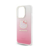 Hello Kitty IML Gradient Electrop Kitty Head - Etui iPhone 15 Pro (różowy) (HKHCP15LHDGKEP)