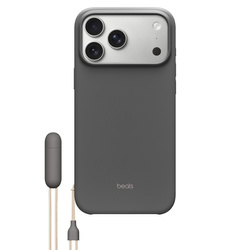 Apple Etui z podpórką Beats Kickstand zgodne z MagSafe i panelem Sterowanie aparatem do iPhone’a 17 Pro Max - szafirowy szary (MGY94LL/A)