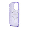 Guess Glitter Gold MagSafe - Etui iPhone 14 Pro (Purpurowy) (GUHMP14LHCMCGU)