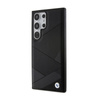 BMW Signature Leather Crossing Lines Pattern - Etui Samsung Galaxy S24 Ultra (czarny) (BMHCS24L23RCGPK)