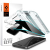 Spigen GLAS.TR EZ FIT Privacy 2-Pack - Szkło hartowane z filtrem prywatyzującym do iPhone 15 / 16 2 szt (AGL06905)
