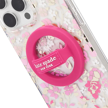 Kate Spade New York Magnetic Loop Grip - Uchwyt MagSafe na palec (Pom Pom Pink) (KS053402)