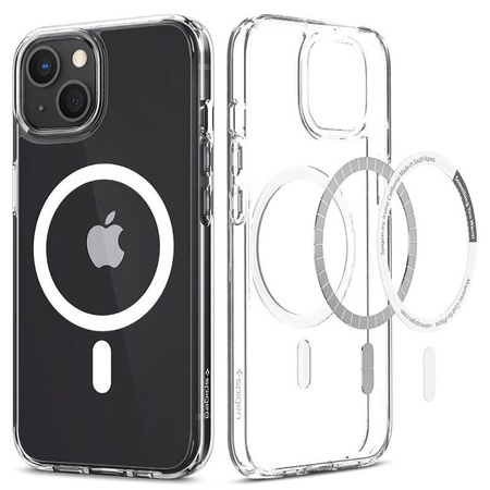 Spigen Ultra Hybrid Mag MagSafe - Etui do iPhone 13 (Biały) (ACS03528)