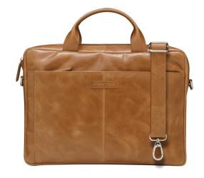 dbramante1928 Amalienborg - skórzana torba z paskiem na ramię oraz kieszenią na laptop 15" (tan) (BG15GT001488)