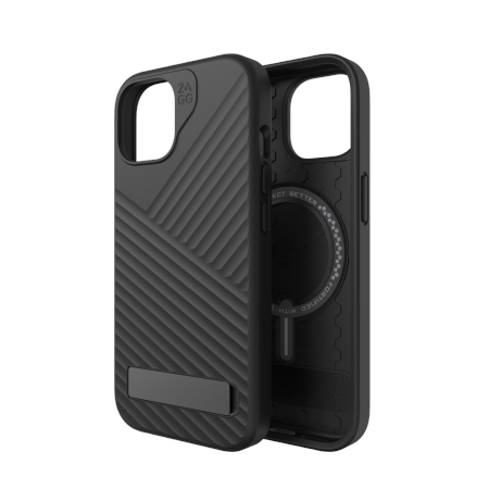 ZAGG Denali Snap KS - obudowa ochronna z podstawką do iPhone 15/14/13 kompatybilna z MagSafe (black) (702312716)