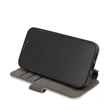 Guess Booktype 4G Big Metal Logo - Etui iPhone 13 Pro Max (różowy) (GUBKP13X4GMGPI)