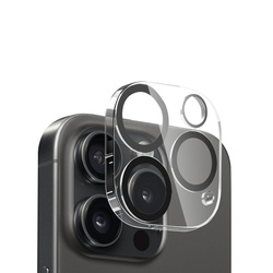 Crong Lens Shield - Szkło na aparat i obiektyw iPhone 16 Pro / iPhone 16 Pro Max / iPhone 15 Pro / iPhone 15 Pro Max (CRGLSIP16P)