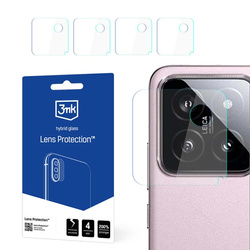 3mk Lens Protection - Szkło na obiektyw aparatu Xiaomi 14 (4 zestawy) (3MK_5903108560979)
