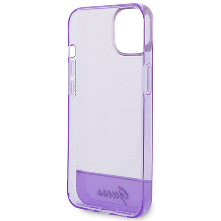 Guess Translucent - Etui iPhone 14 Plus (fioletowy) (GUHCP14MHGCOU)