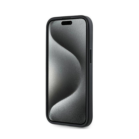 Karl Lagerfeld Diagonal Quilted Script - Etui iPhone 13 (czarny) (KLHCP13MPQDSMGK)